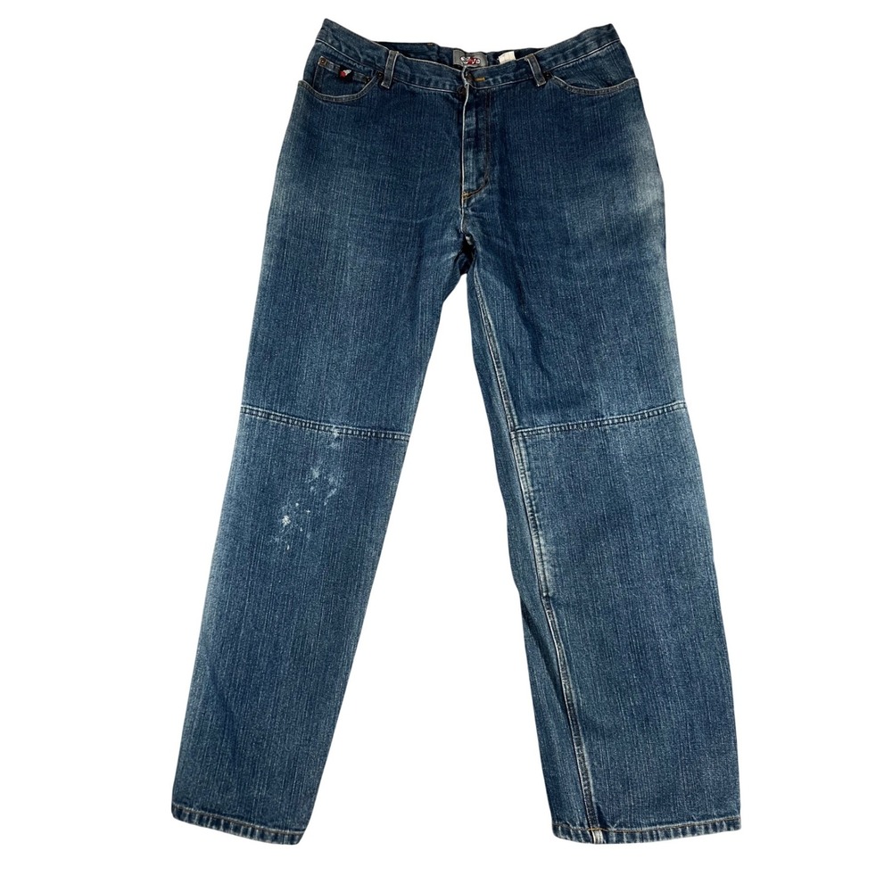 Joe Rocket Mens Steel Reinforced Motorcycle Riding Jeans Blue 38W (35) 34L (32)